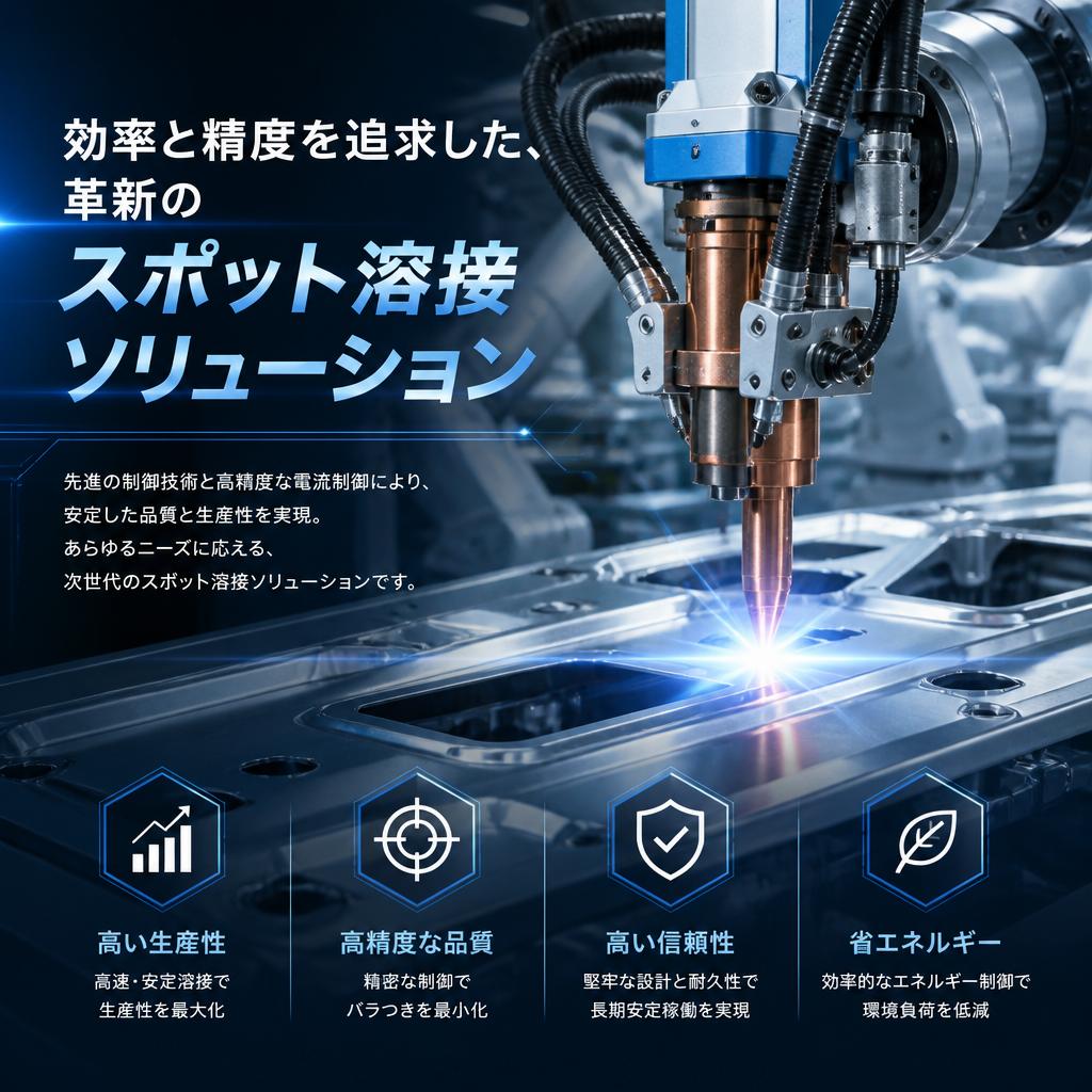 効率と精度を追求した、革新のスポット溶接ソリューション