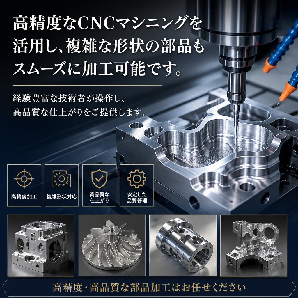CNCマシニングでの精密加工
