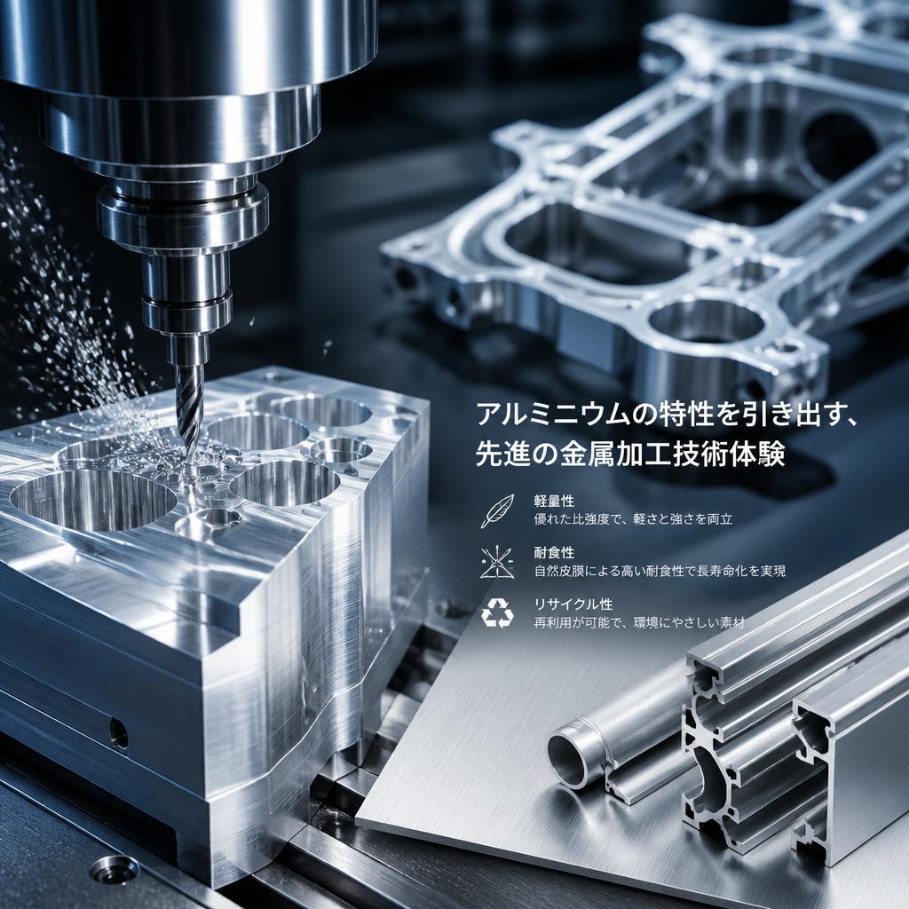 アルミニウムの特性を引き出す、先進の金属加工技術体験
