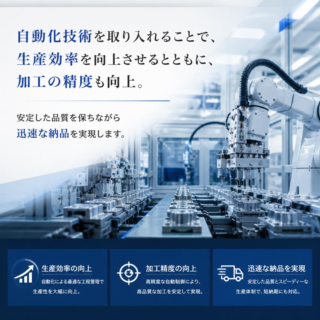 自動化加工の導入