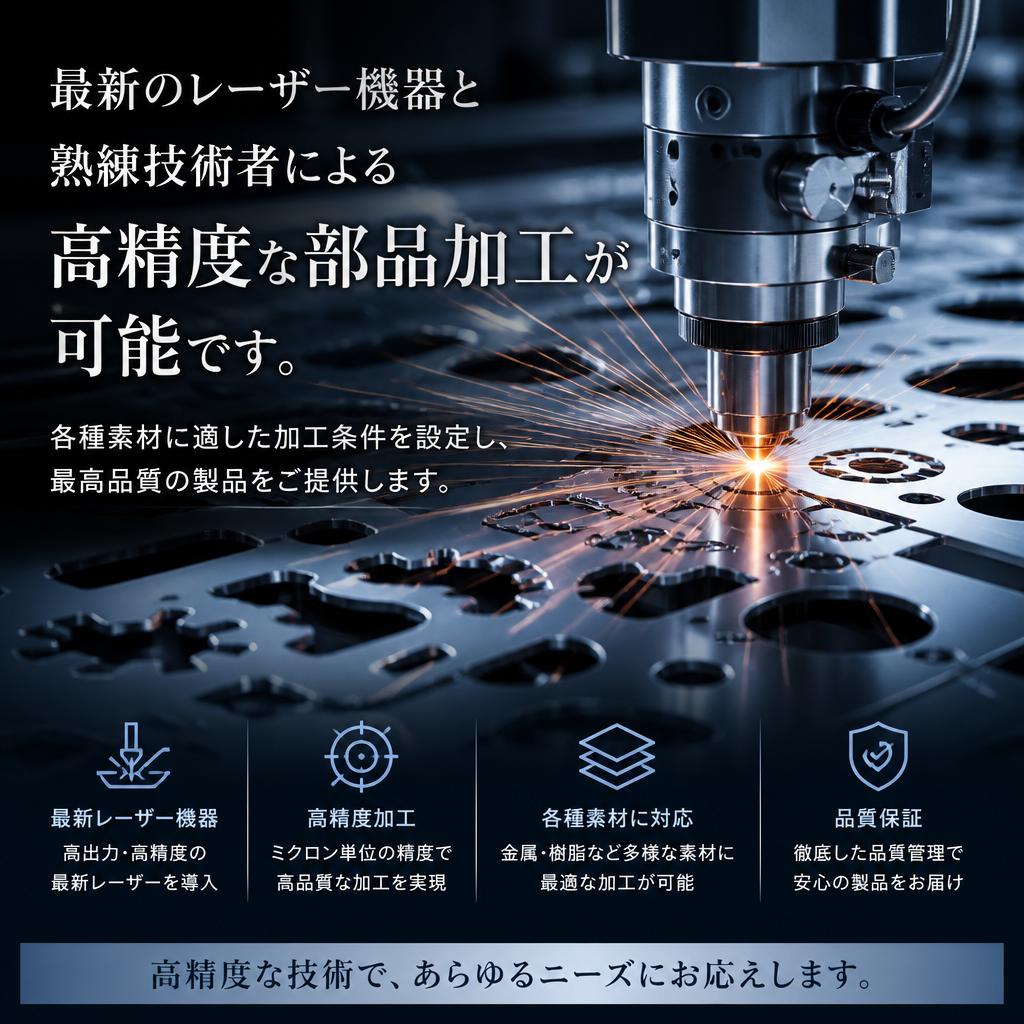 高精度加工技術の特長