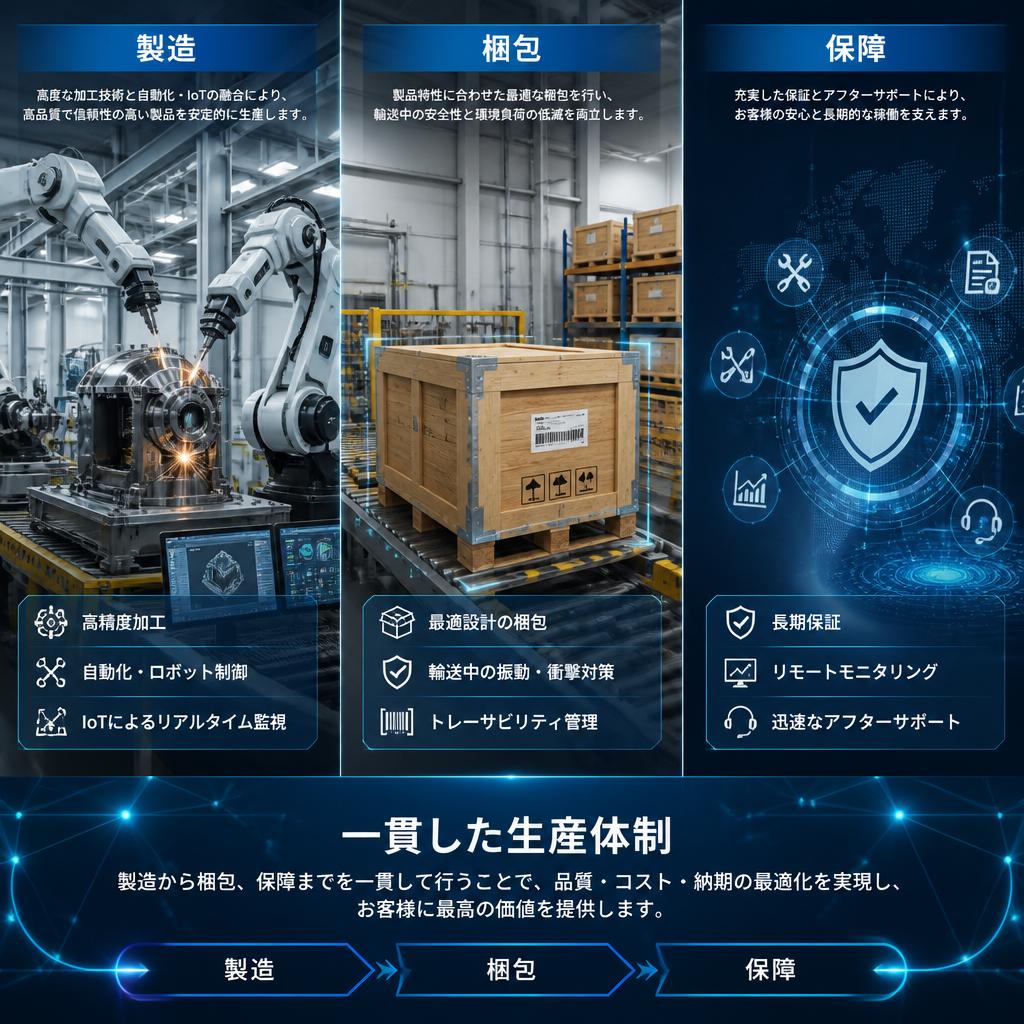 多様な産業機械への対応力