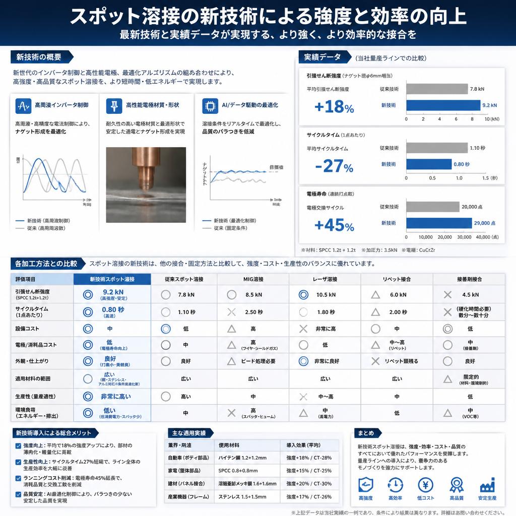 スポット溶接の革新