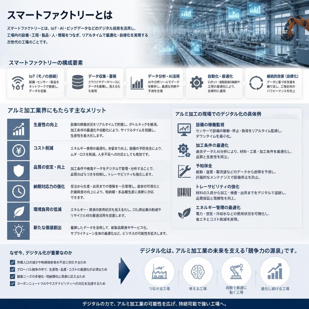 スマートファクトリーとそのメリット