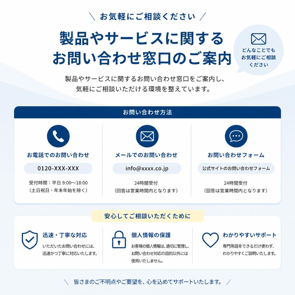 7. お問い合わせ・ご相談