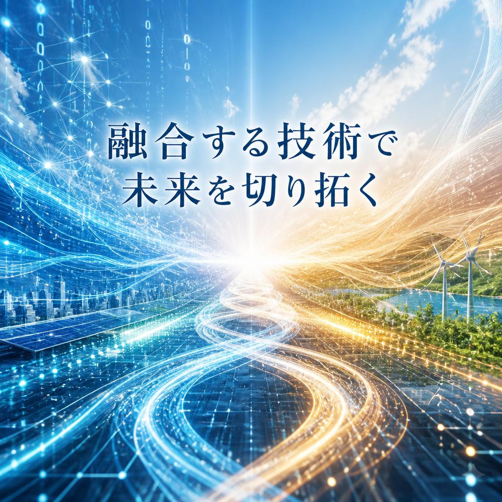 融合する技術で未来を切り拓く