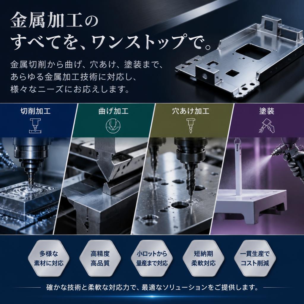 多様な加工技術でニーズに応える
