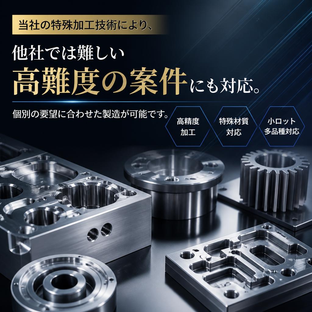 特殊加工で他社との差別化