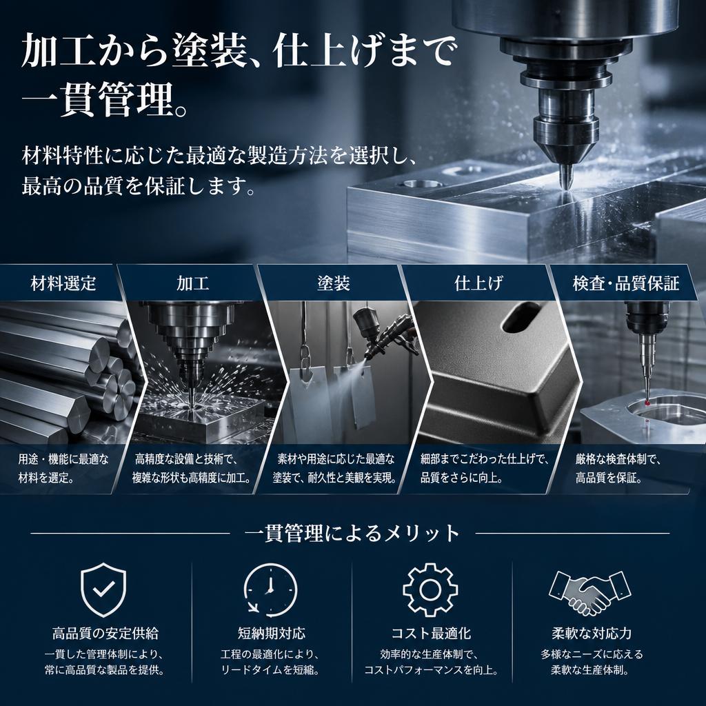 一貫した品質管理体制