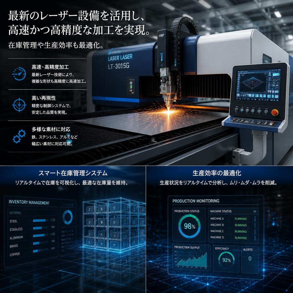 5. 最新設備による効率的な生産プロセス