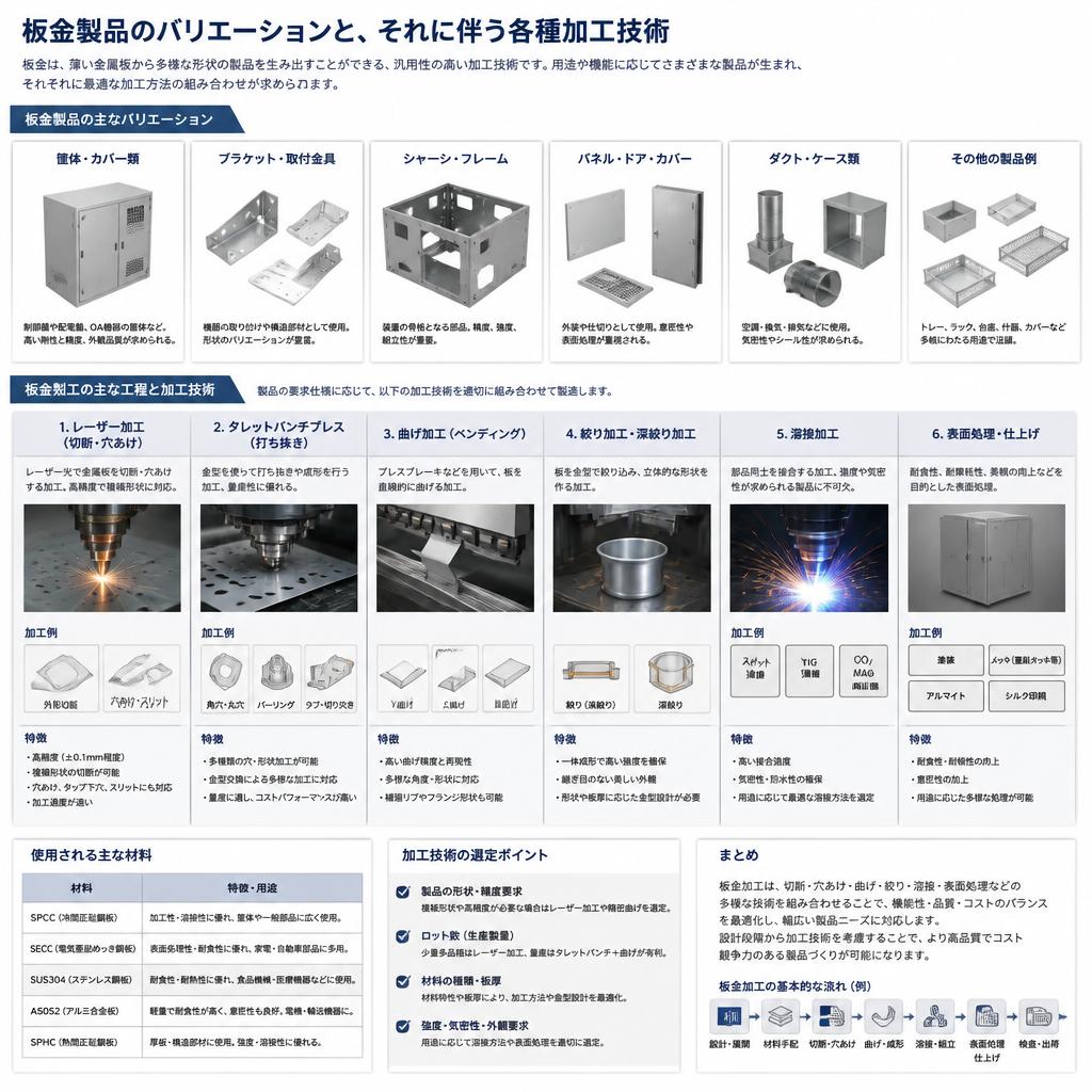 5. 板金製品の多様性