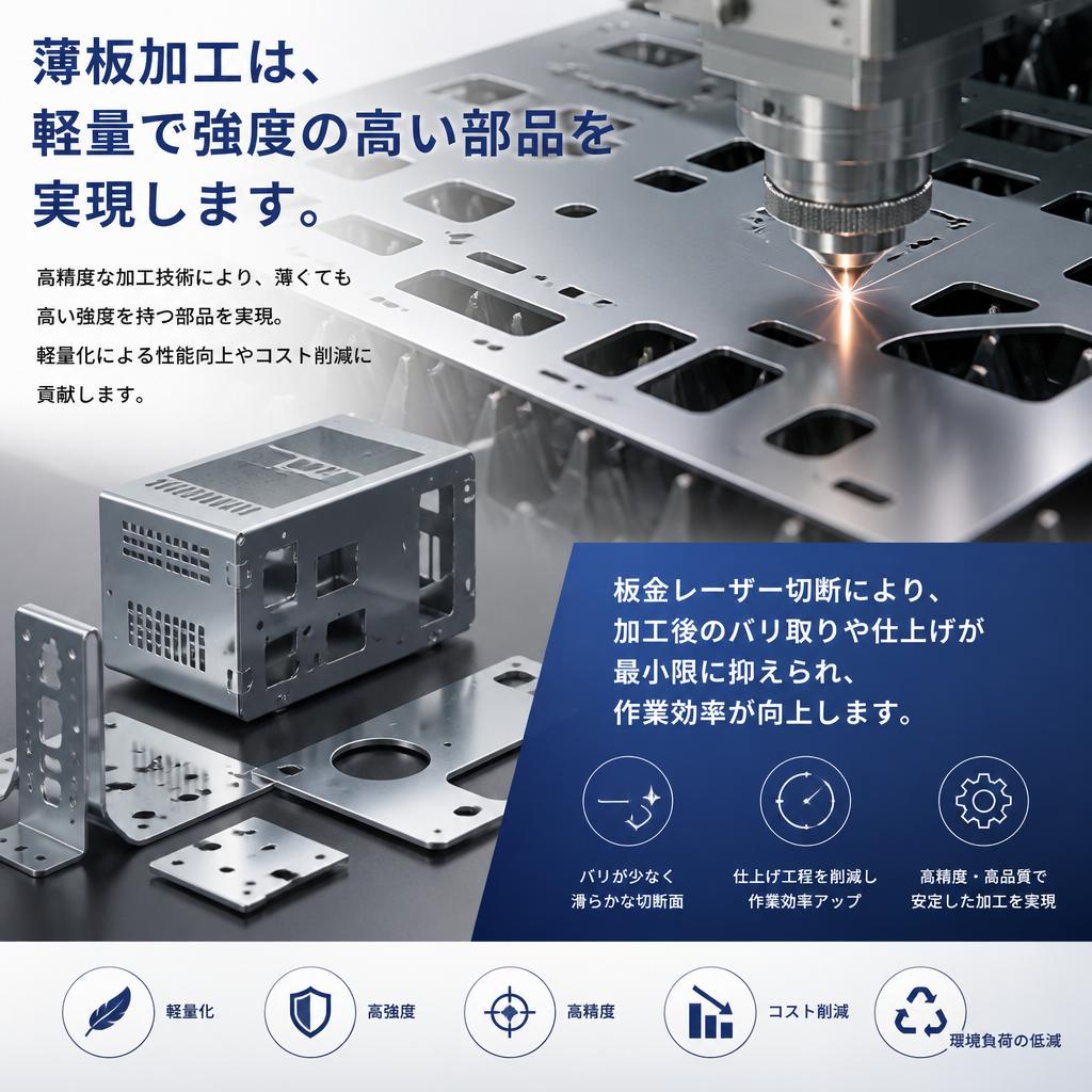 薄板加工のメリット