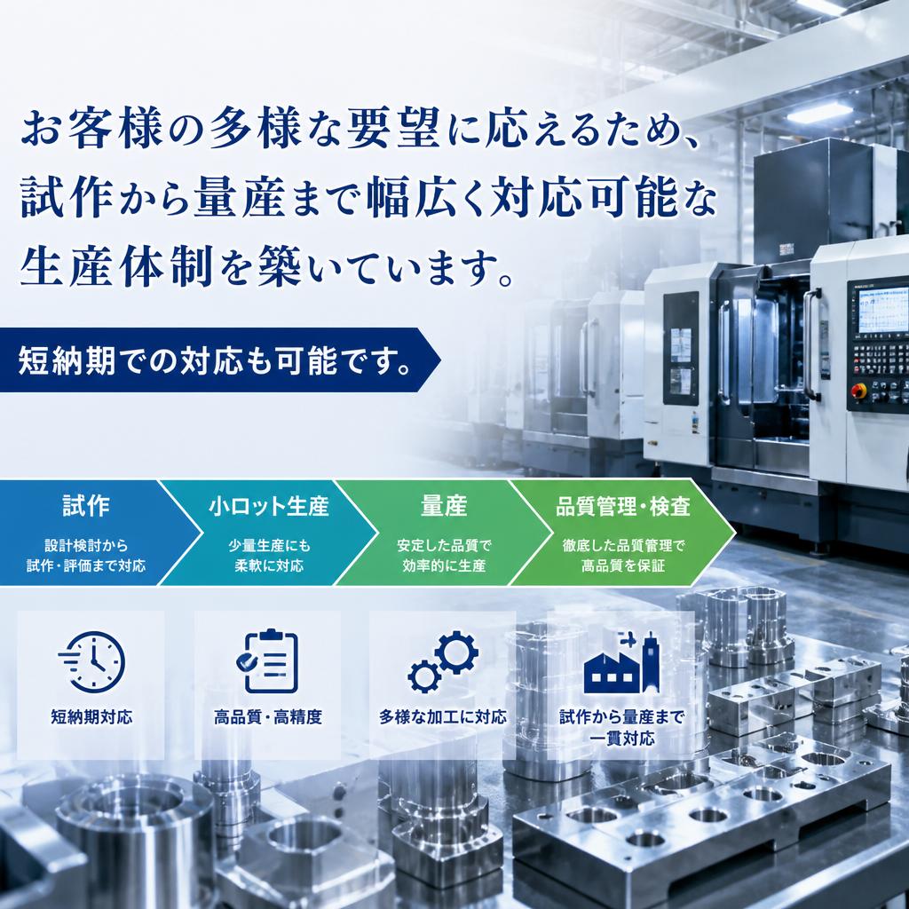 柔軟な生産体制