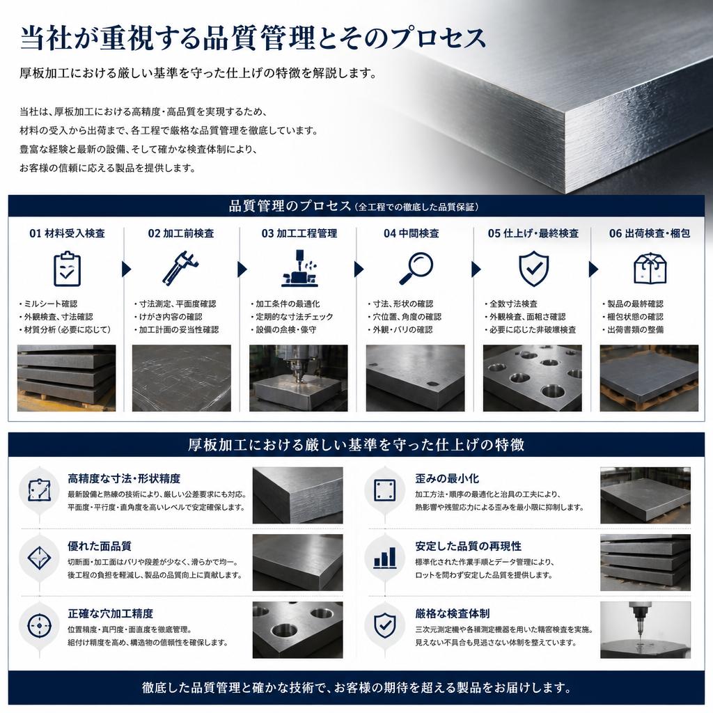 高品質な仕上がりの理由