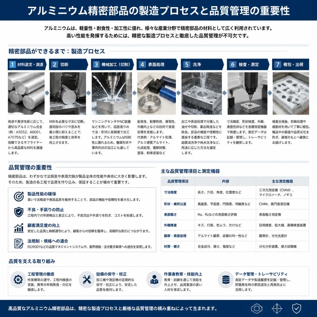 精密部品製造の流れ
