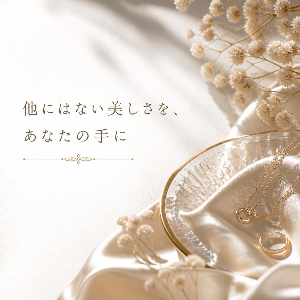 「他にはない美しさを、あなたの手に」