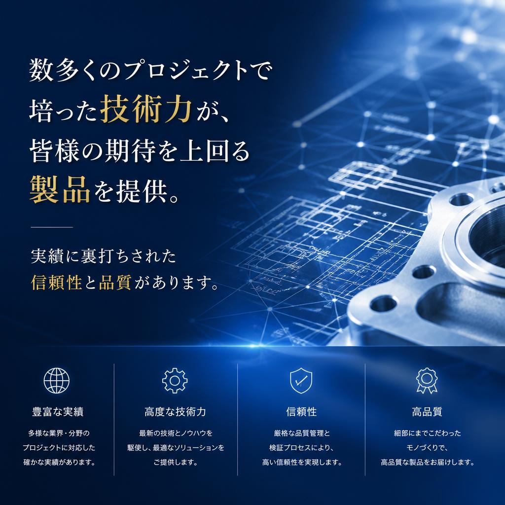 実績に裏打ちされた技術力