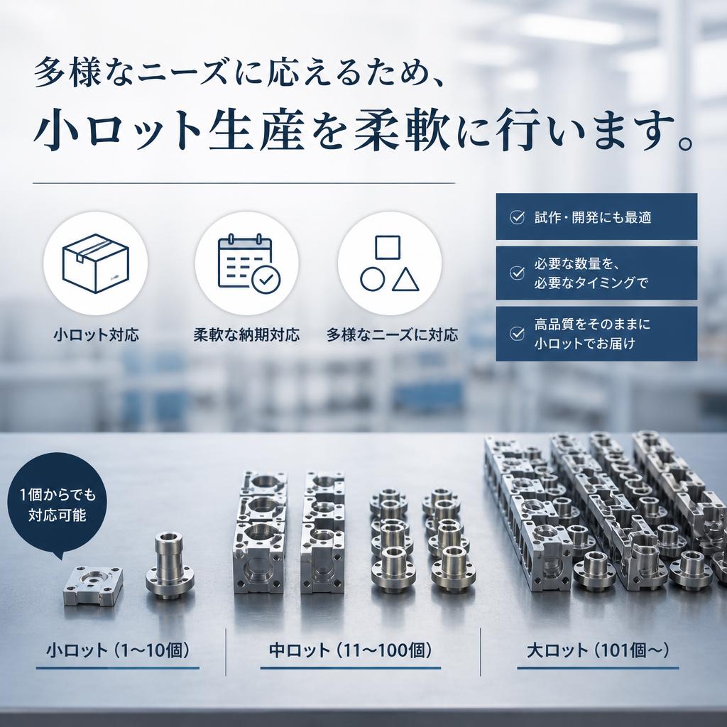 5. 多品種小ロット対応
