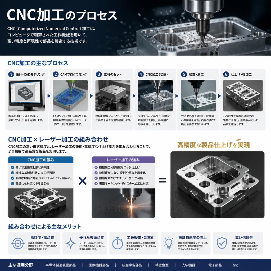 4. CNC加工での精密仕上げ
