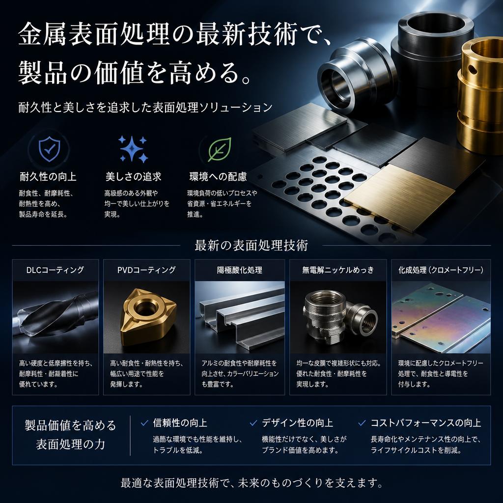 先進的な金属表面処理技術