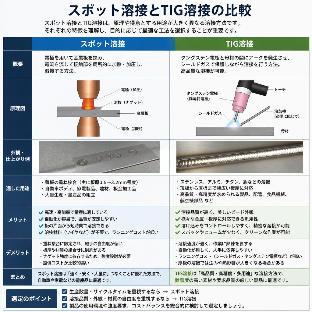 TIG溶接との違い