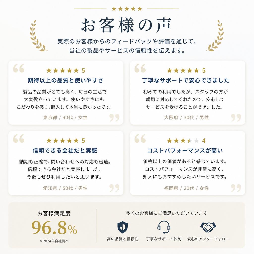 お客様の声