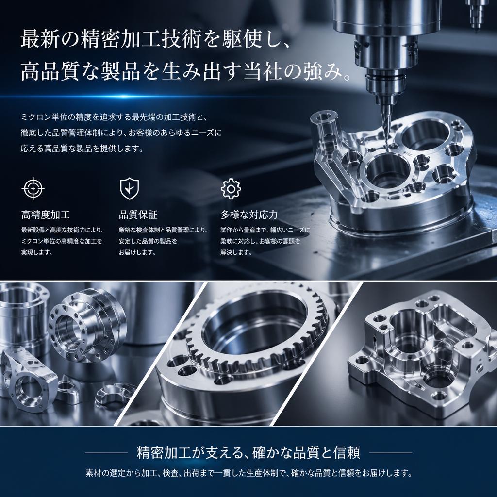 精密加工技術の優位性