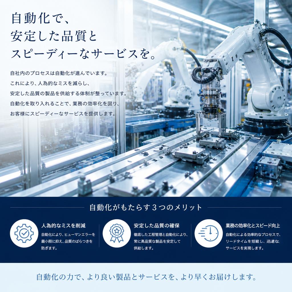 先進的な自動化プロセス