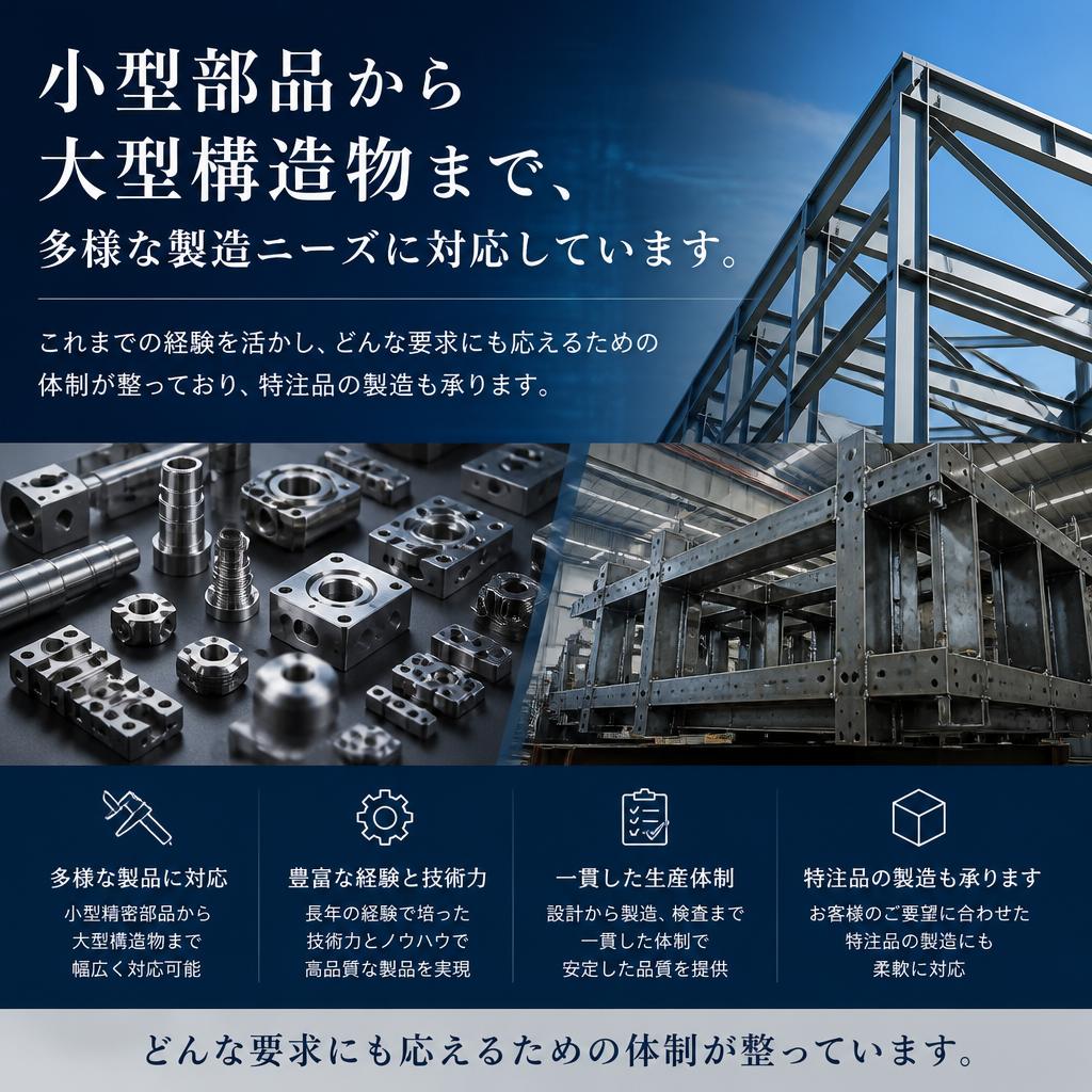 多様なニーズに対応可能