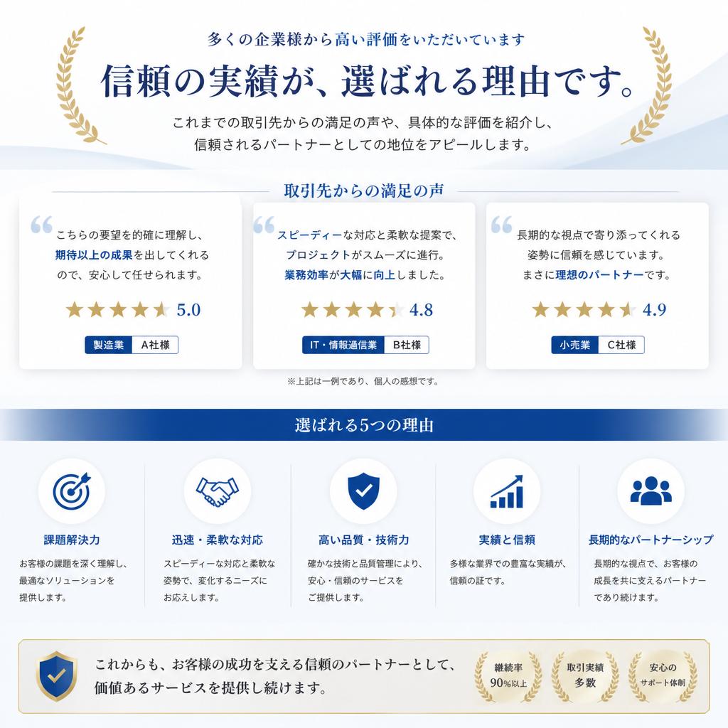 5. お客様の声