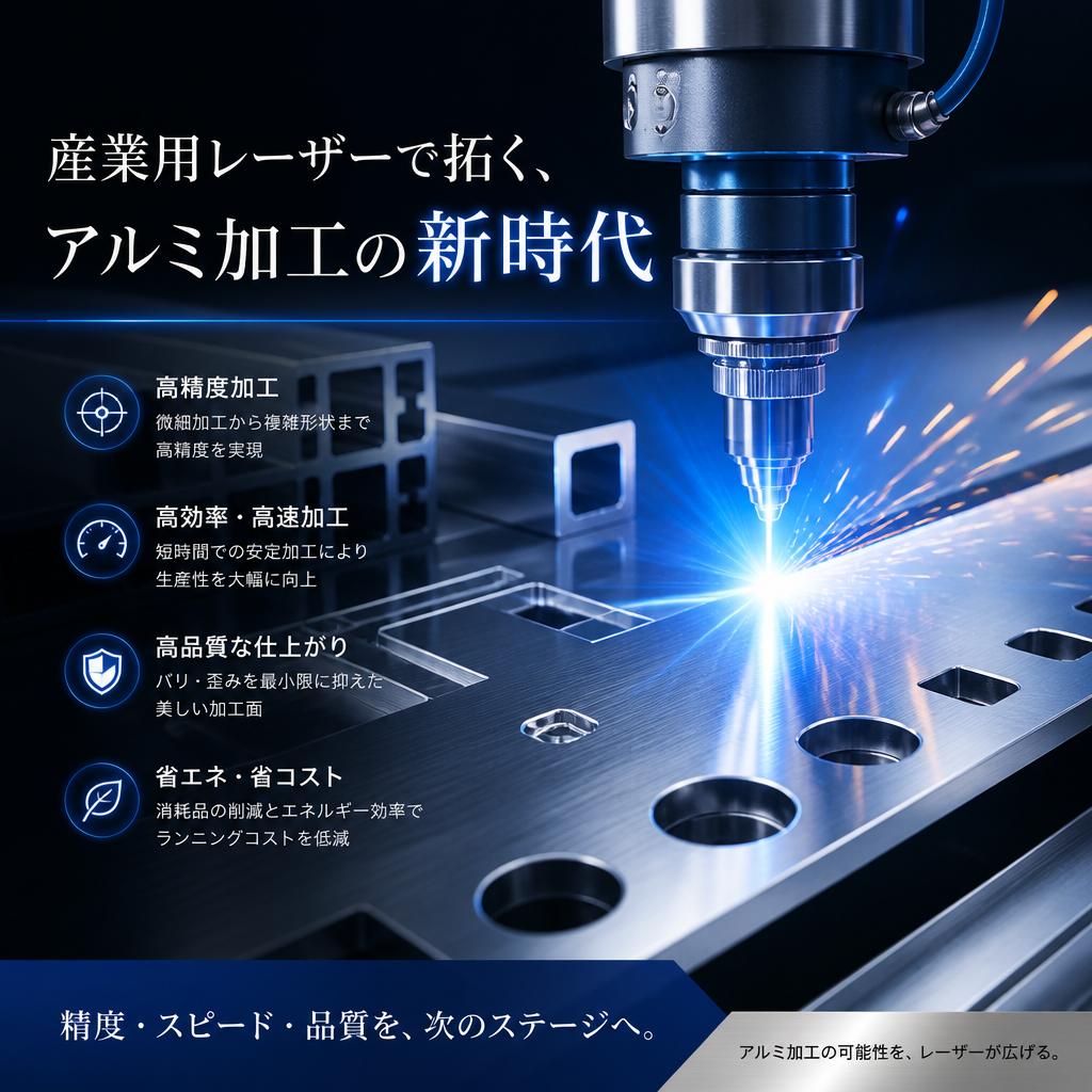 産業用レーザーで拓く、アルミ加工の新時代