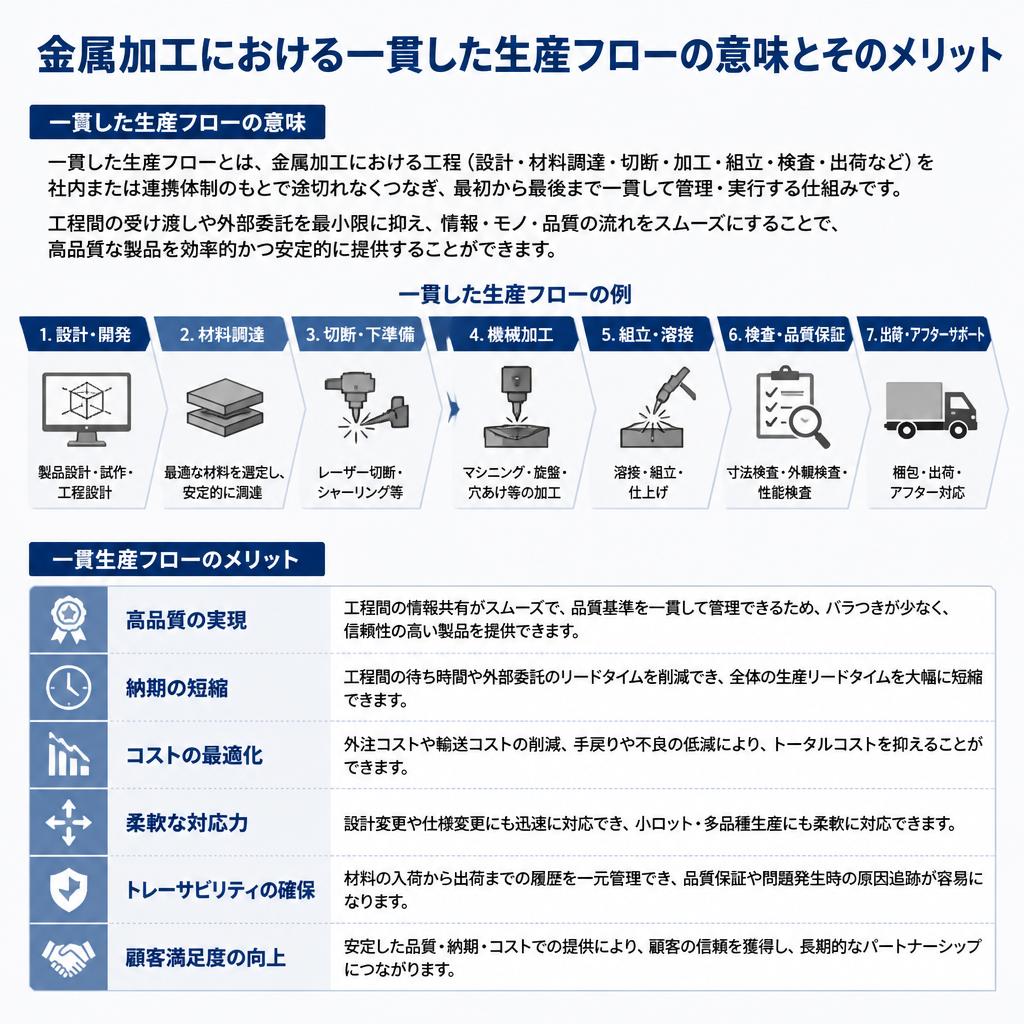一貫生産体制の利点