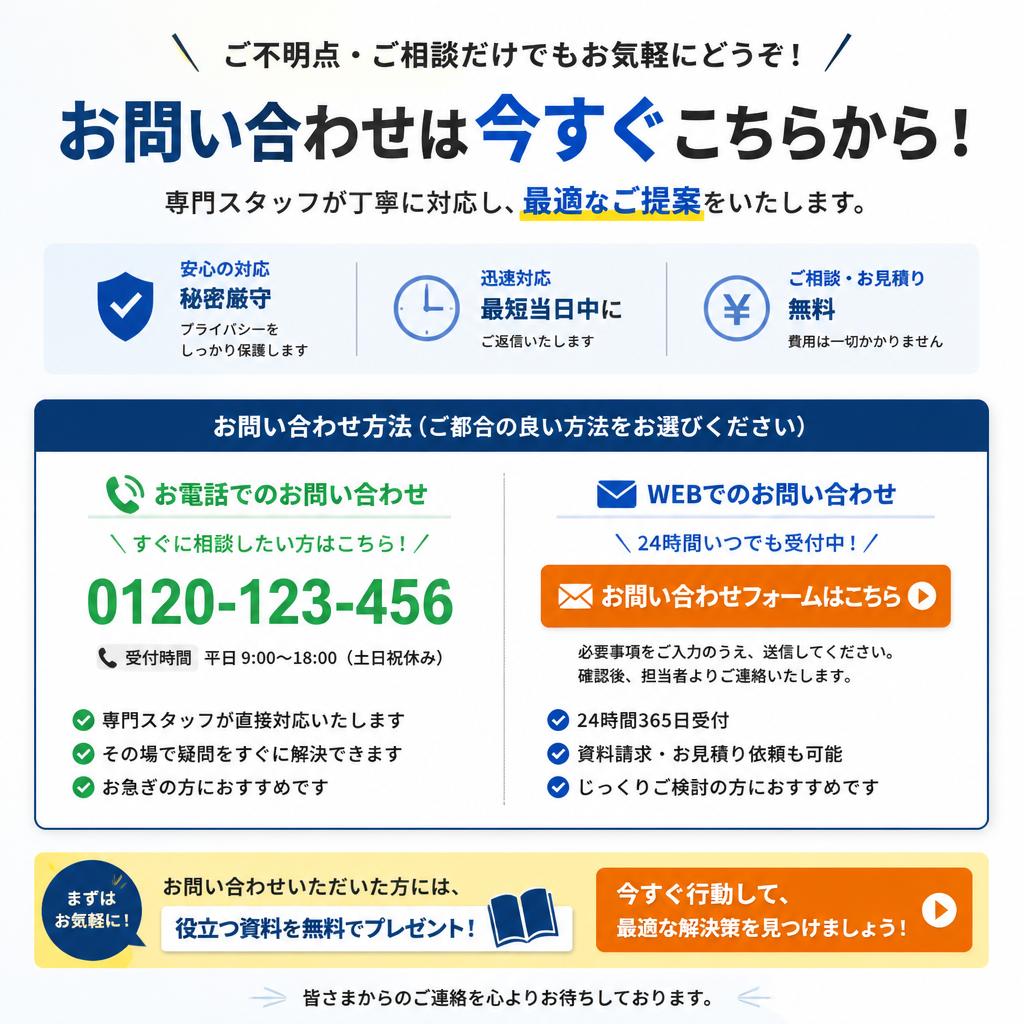 今すぐご相談を