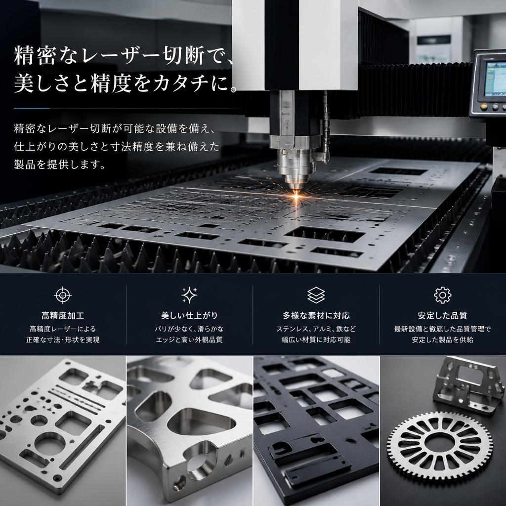 レーザー切断の魅力