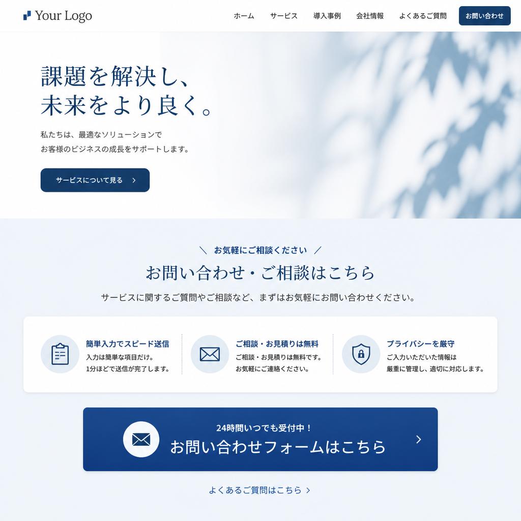今すぐお問い合わせを！