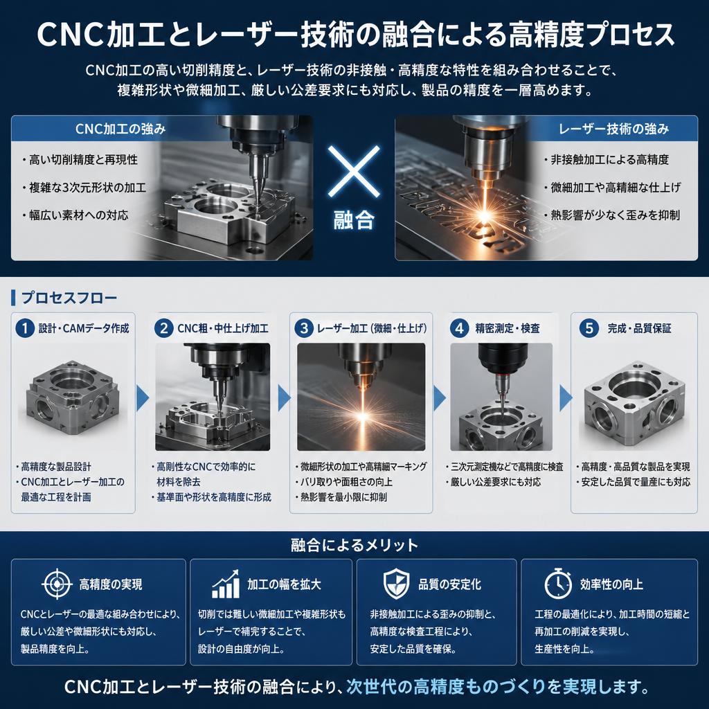 CNC加工との最適な融合
