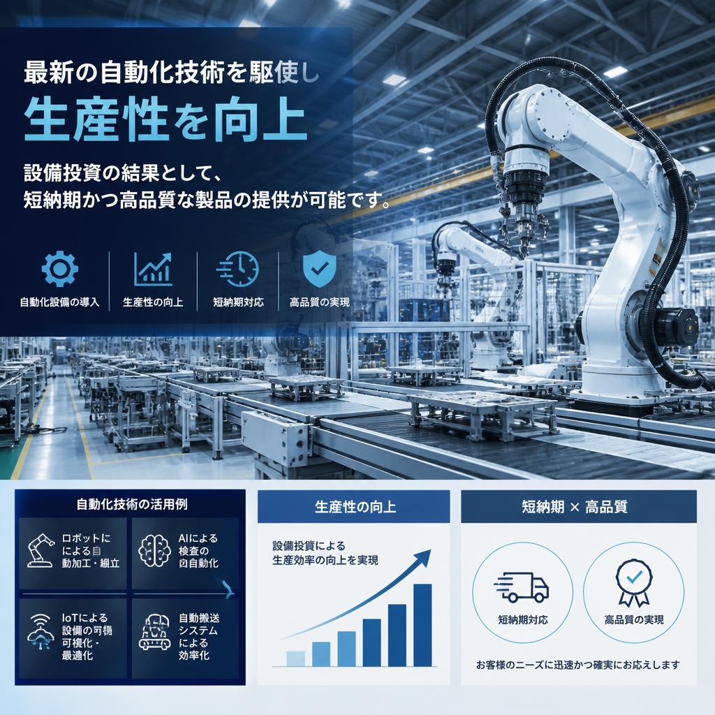 自動化技術による生産効率化