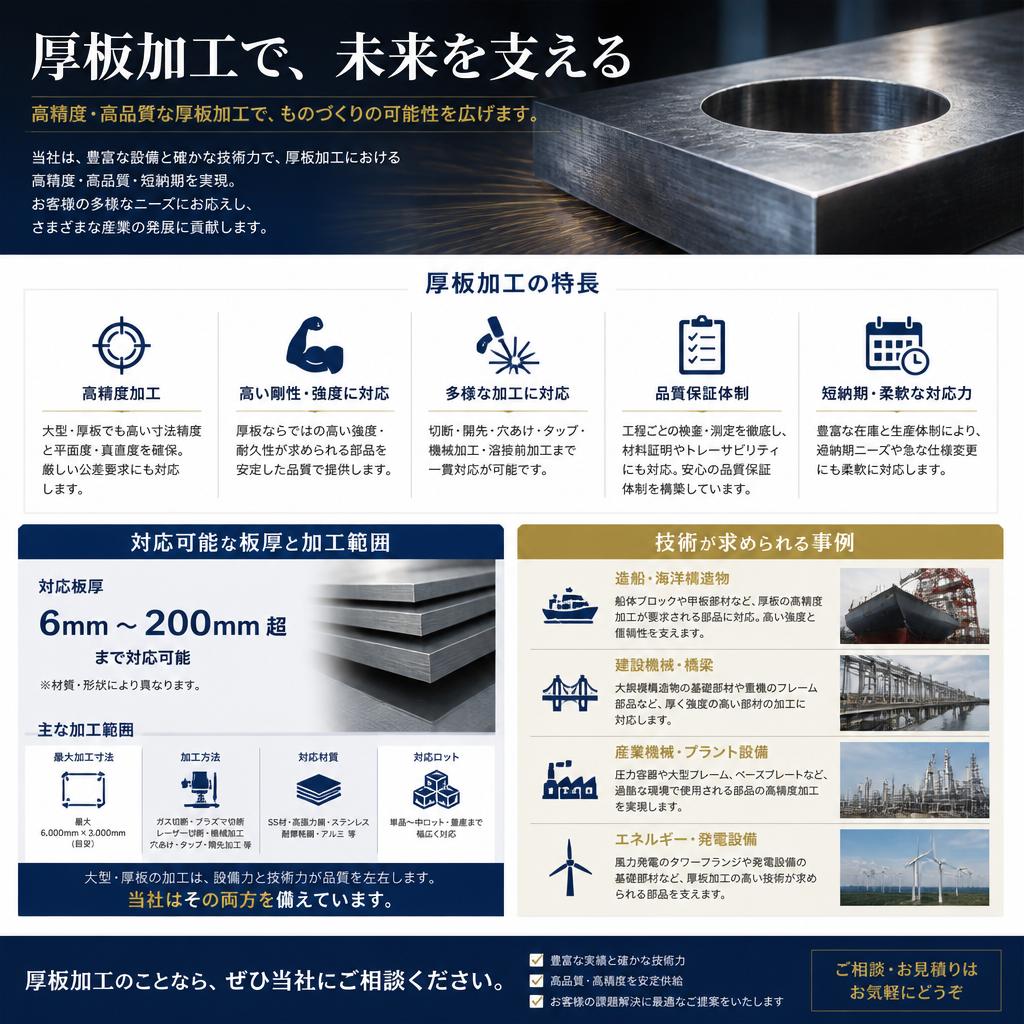 厚板技術とその適用範囲