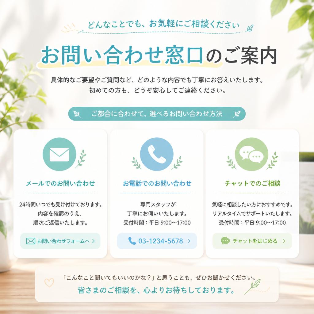 お問い合わせはこちらから