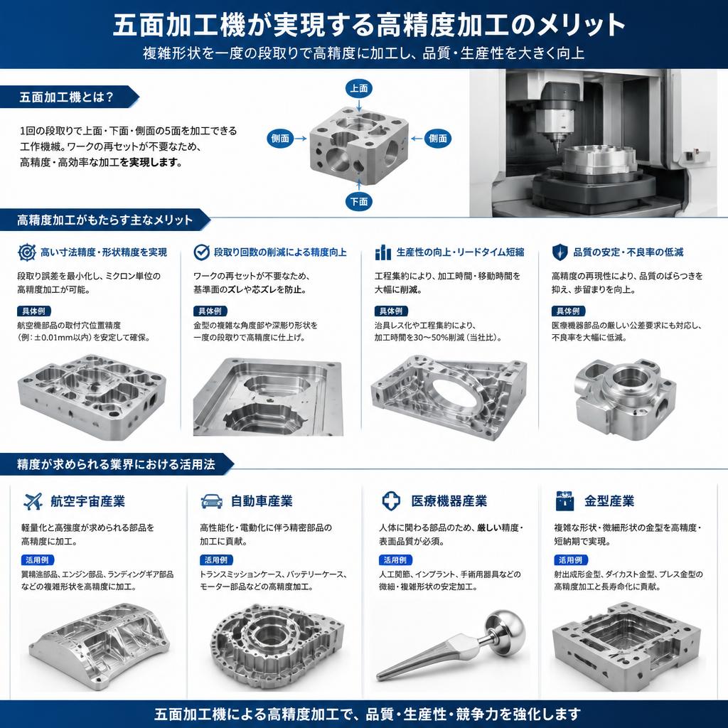 2. 高精度加工のメリット