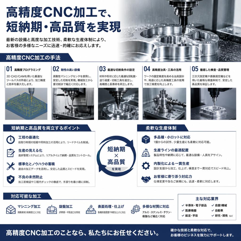 最新CNC加工技術