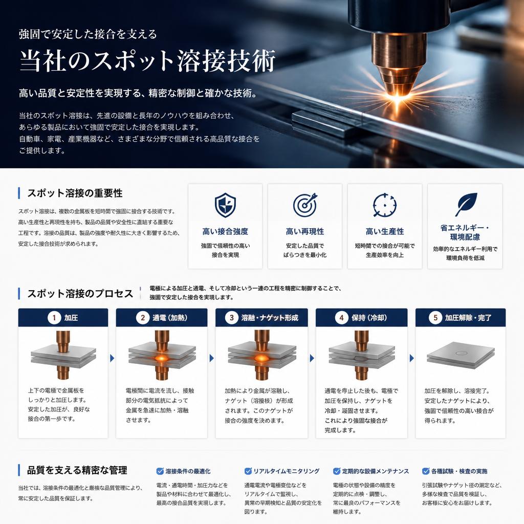 スポット溶接の信頼性