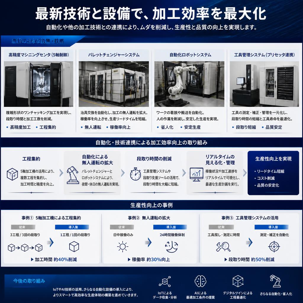 加工効率の向上