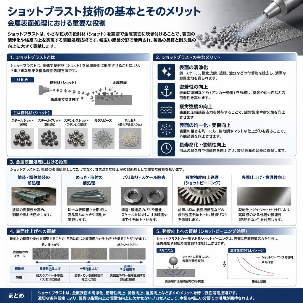 ショットブラスト技術とは？