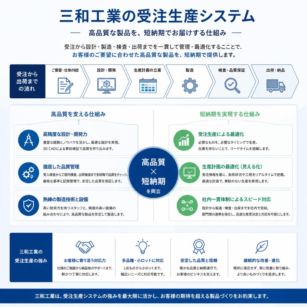 受注生産システムの特長