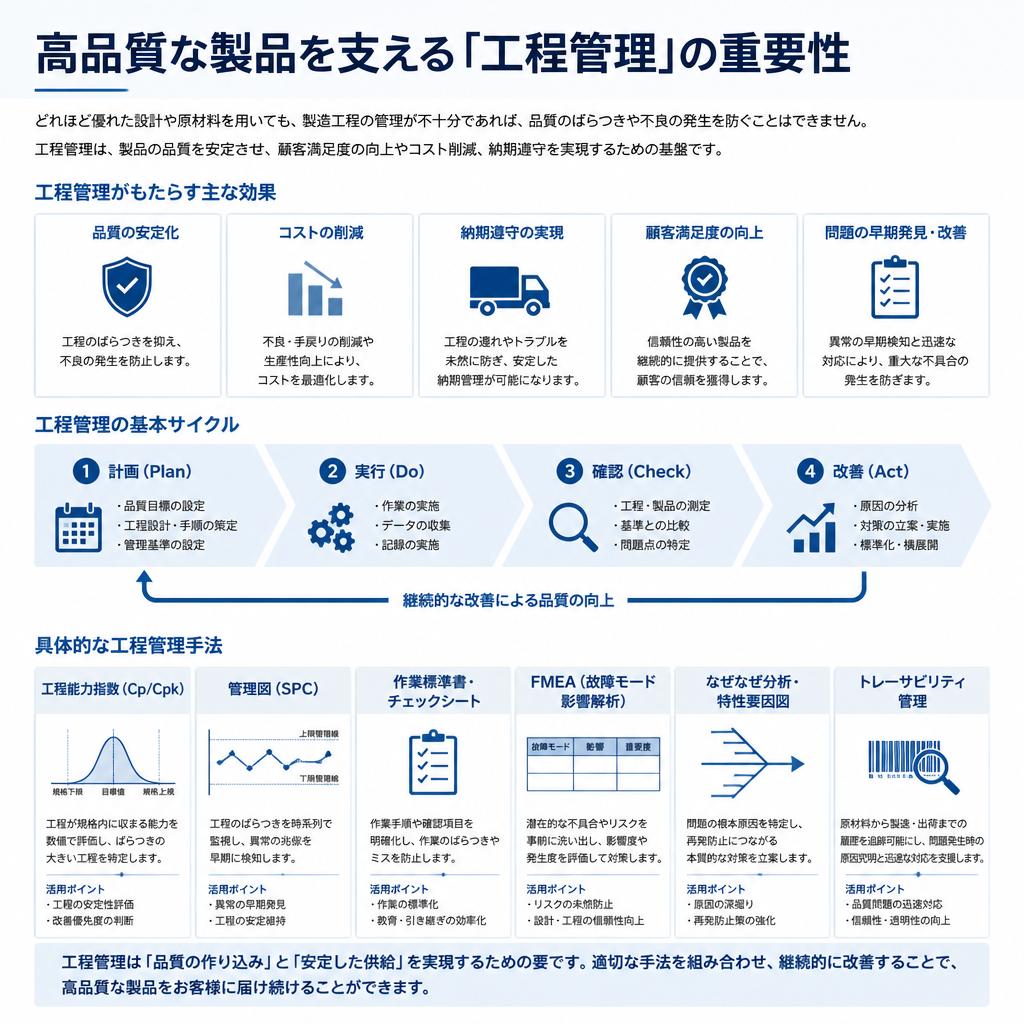 工程管理の徹底
