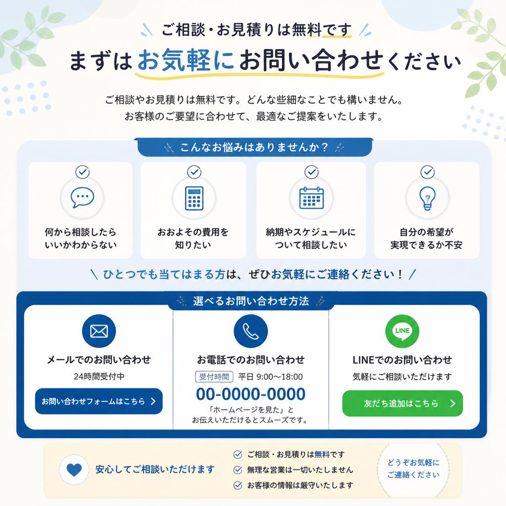 お問い合わせ