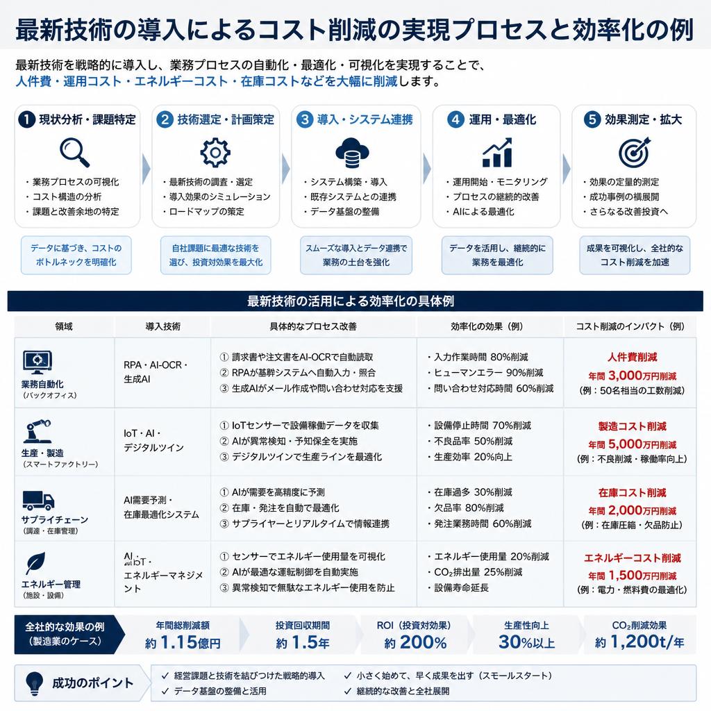 コスト削減の秘訣