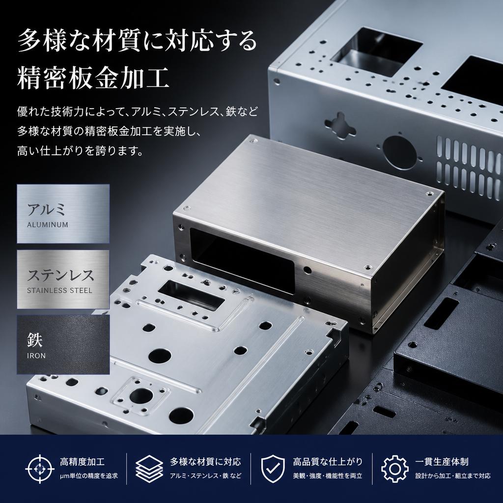 4. 高精度な精密板金加工
