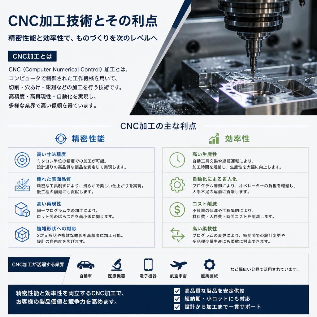 最先端CNC加工技術